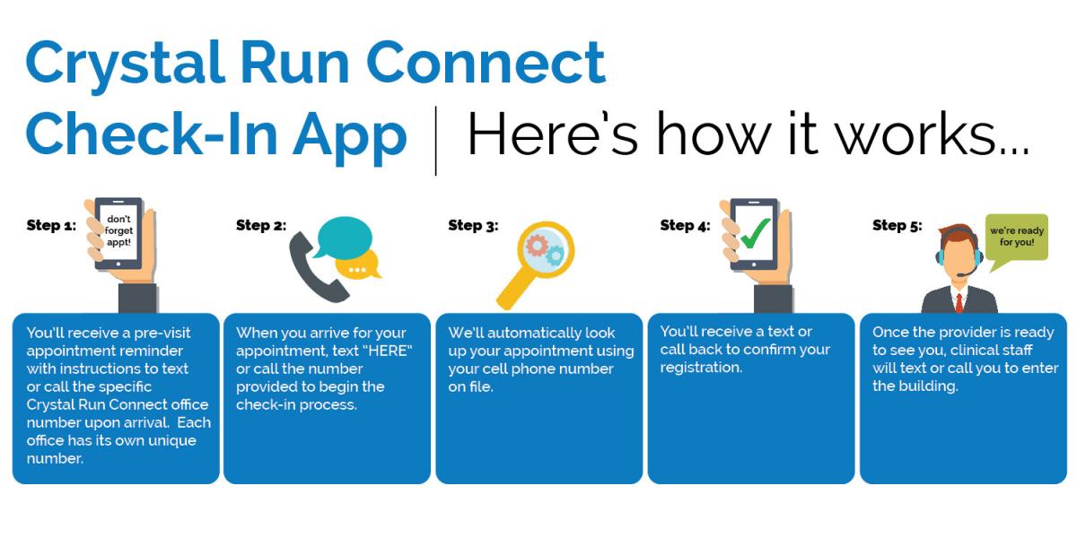 Crystal Run Connect Mobile Check In Crystal Run Healthcare