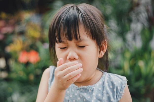 Girl Coughing